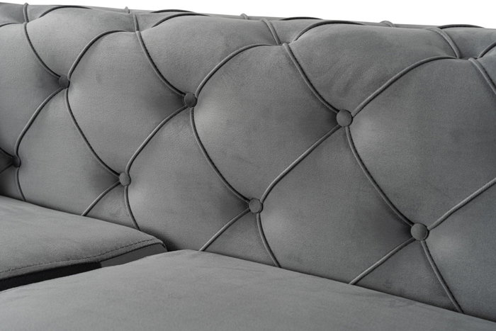 Atelier Del Sofa Como Eco Left - Anthracite
